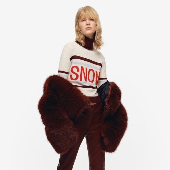 Perfect Moment H&M Intarsia-Knit Wool Sweater - Picture 3 of 6